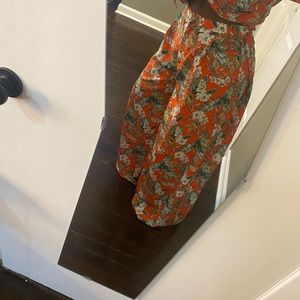 Floral shirt and pants set